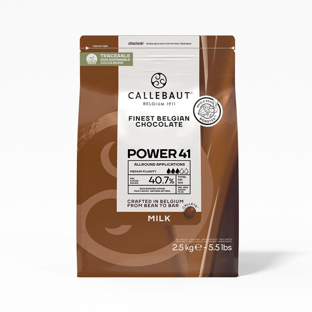 Callebaut - Power 41 Melkchocolade callets