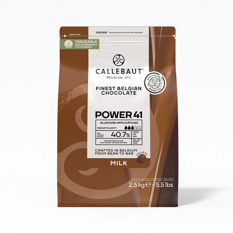Callebaut - Power 41 Melkchocolade callets