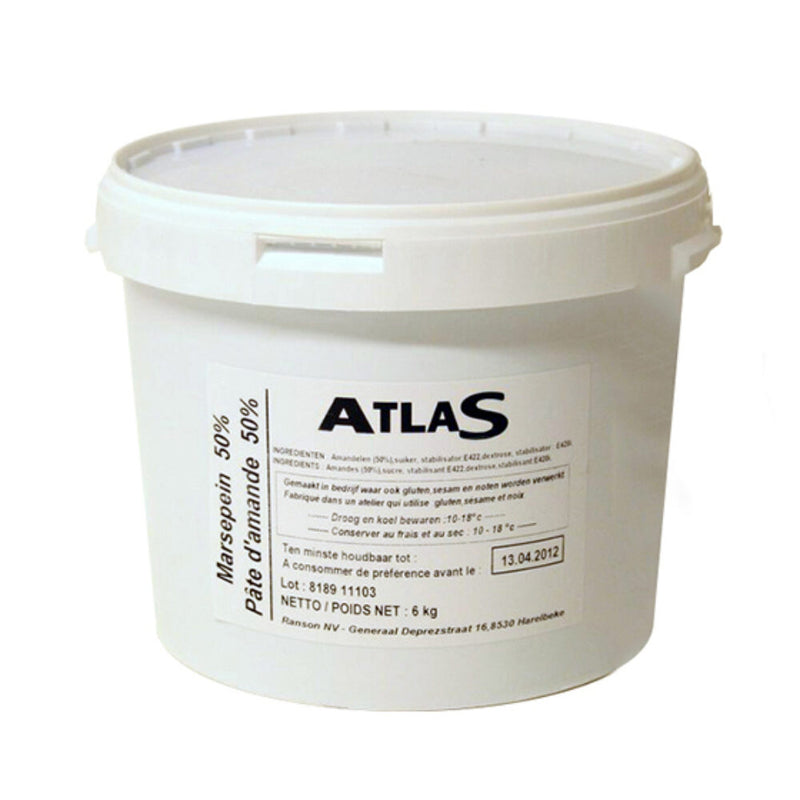 Atlas - Marsepein wit 50 % Amandelen