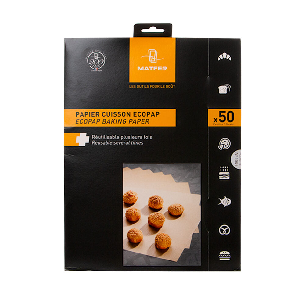 Matfer - Bakpapier ecopapier bruin vellen