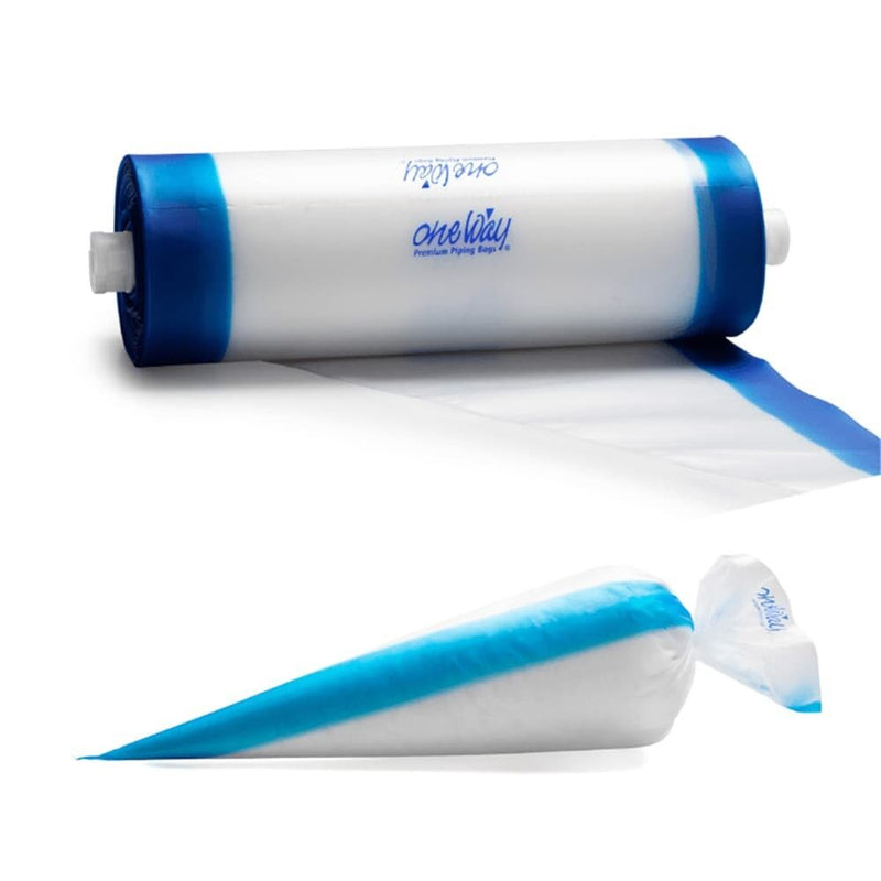 One Way - Einweg-Spritzbeutel Masterline transparent/blau für Spender (100 Stück)