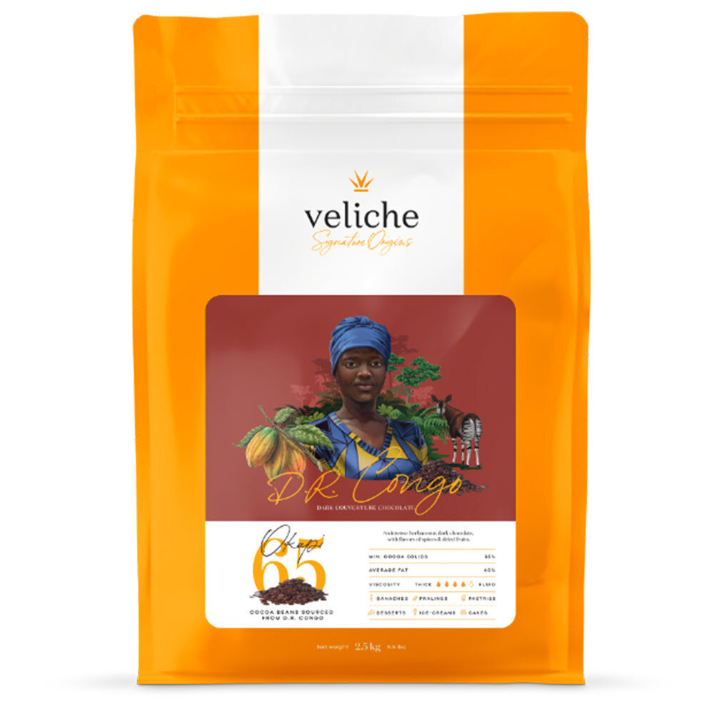 Veliche - Okapi 65 Congo Donkere chocolade 65%