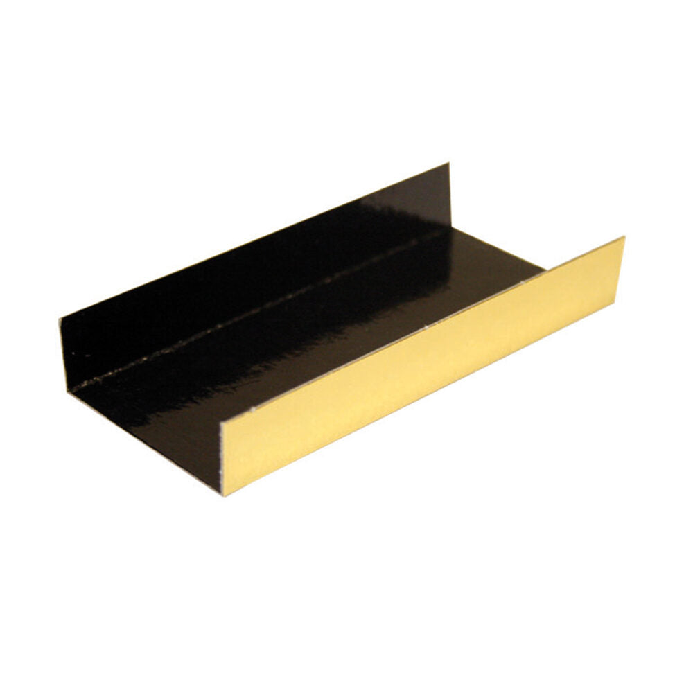 Plooiplaat karton zwart-goud (200 stuks)