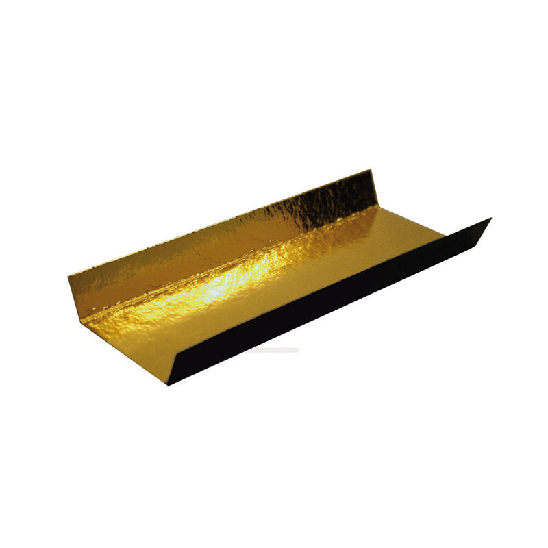 Plooiplaat karton zwart-goud (200 stuks)