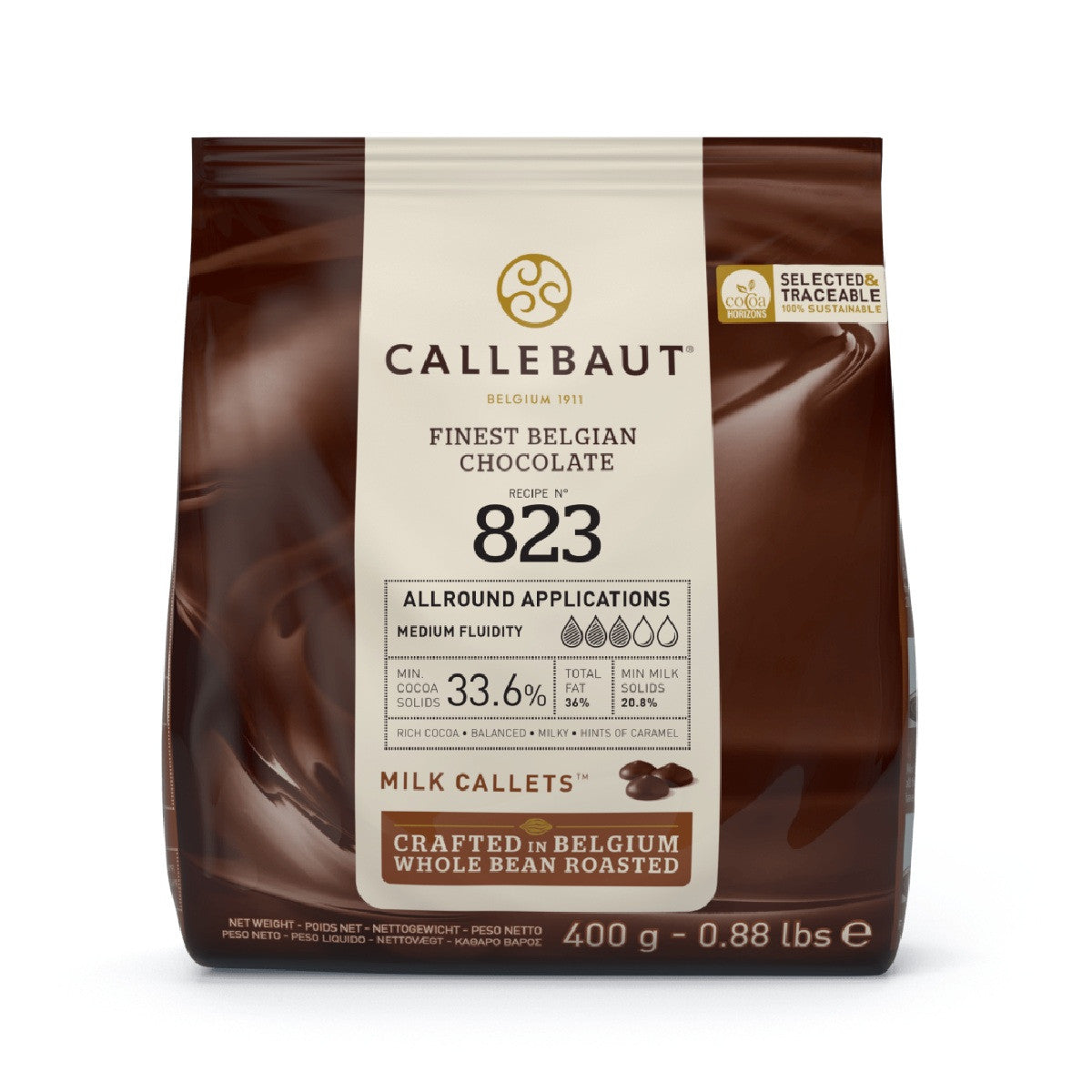 Callebaut - Chocolade Callets melk No823