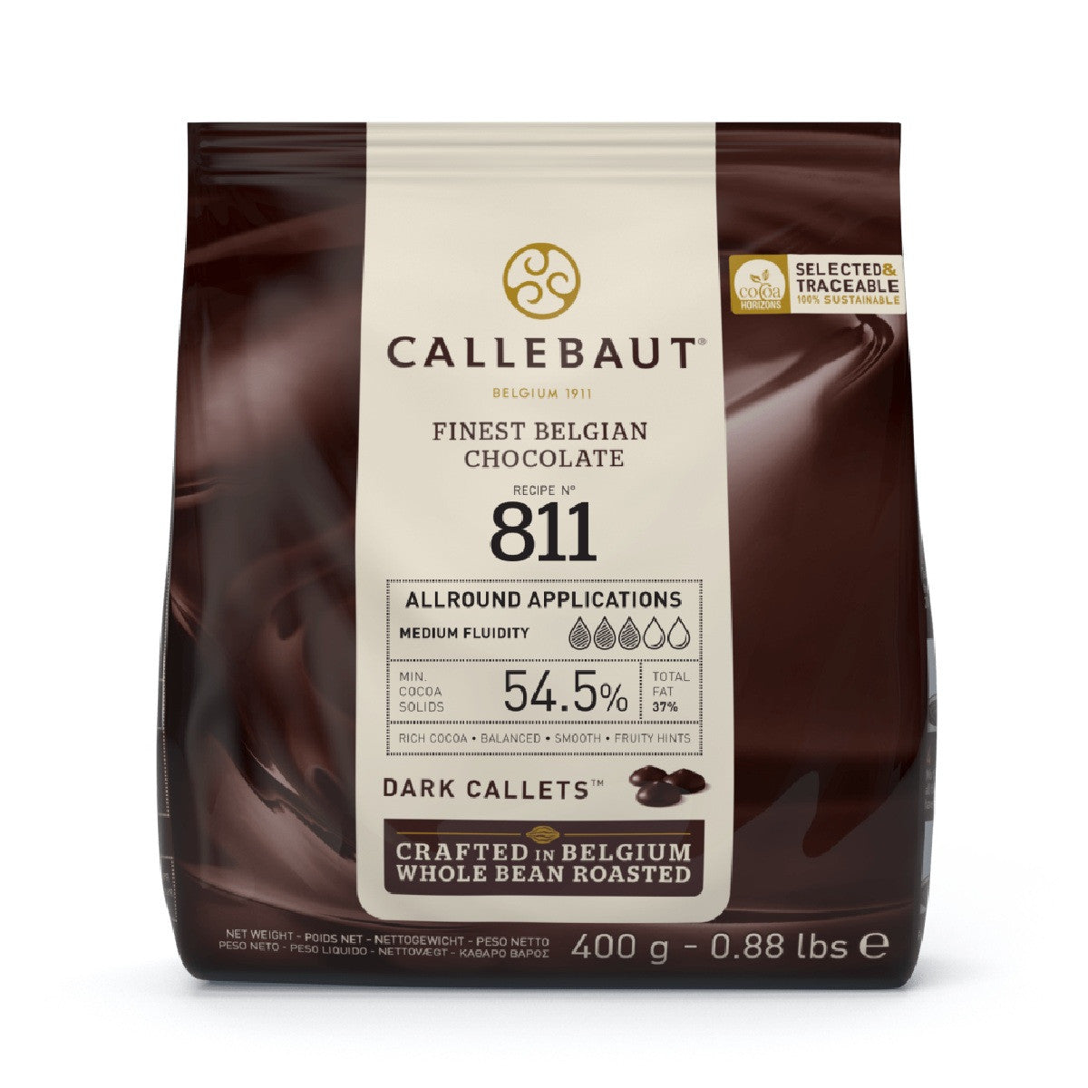 Callebaut - 811 Donkere chocolade callets™ 56%